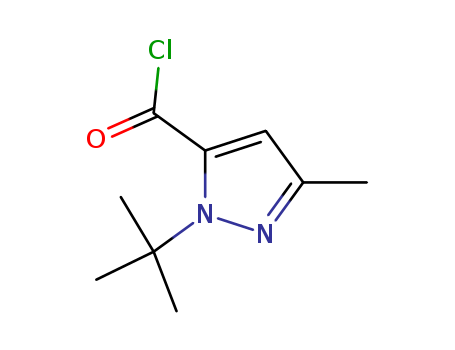 1H-Pyrazole-5-carbonylchloride, 1-(1,1-dimethylethyl)-3-methyl-