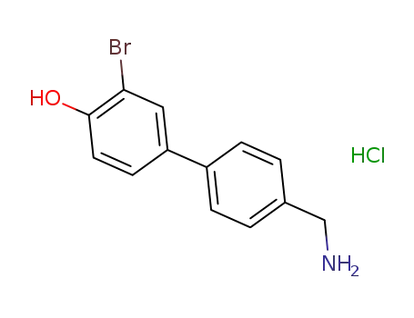 3'-bromo-4'-hydroxy-biphenyl-4-ylmethyl-ammonium chloride