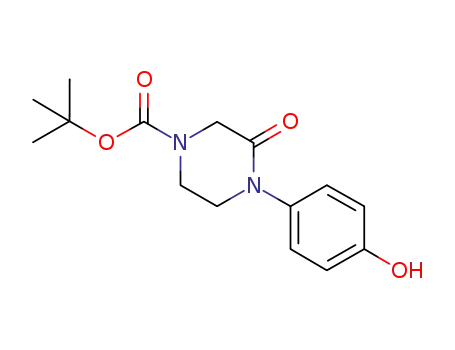 1-Piperazinecarboxylic acid, 4-(4-hydroxyphenyl)-3-oxo-,
1,1-dimethylethyl ester