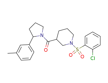 [1-(2-Chloro-benzenesulfonyl)-piperidin-3-yl]-(2-m-tolyl-pyrrolidin-1-yl)-methanone
