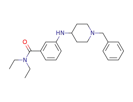 3-[N-(1-benzyl-piperidin-4-yl)-amino]-N,N-diethyl benzamide