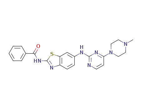 N-{6-[4-(4-Methylpiperazin-1-yl)pyrimidin-2-ylamino]benzothiazol-2-yl}benzamide