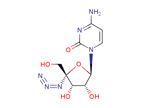 Molecular Structure of 478182-28-4 (4'-Azidocytidine)