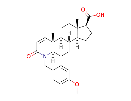 4-p-Methoxybenzyl-3-oxo-4-aza-5α-androst-1-ene-17β-carboxylic acid