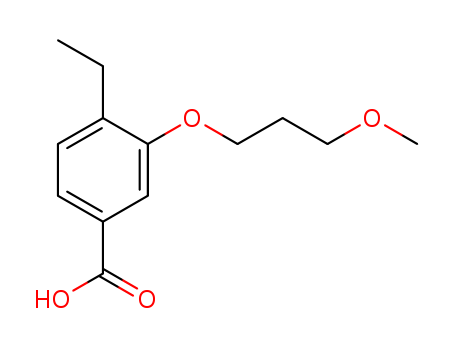 4-Ethyl-3-(3-methoxypropoxyl)benzoic acid cas  895240-77-4
