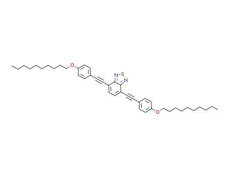 4,7-bis(2-(4-(decyloxy)phenyl)ethynyl)-2,1,3-benzothiadiazole