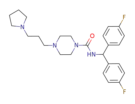 1-Piperazinecarboxamide,
N-[bis(4-fluorophenyl)methyl]-4-[3-(1-pyrrolidinyl)propyl]-