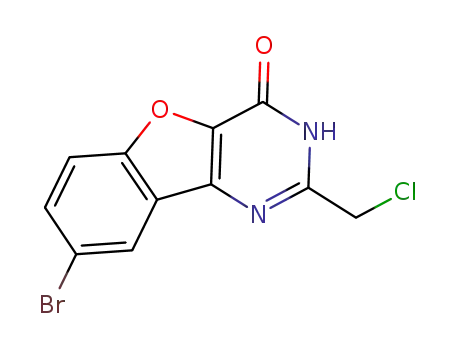 8-bromo-2-(chloromethyl)benzofuro[3,2-d]pyrimidin-4(3H)-one