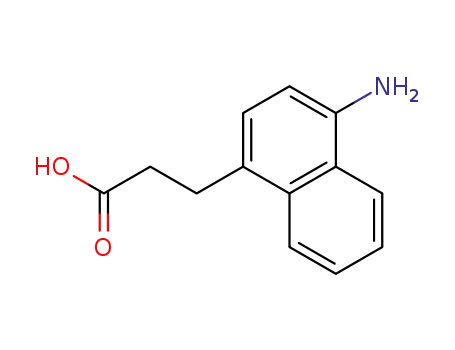 Molecular Structure of 436864-73-2 (3-(4-amino-1-naphthyl)propanoic acid)