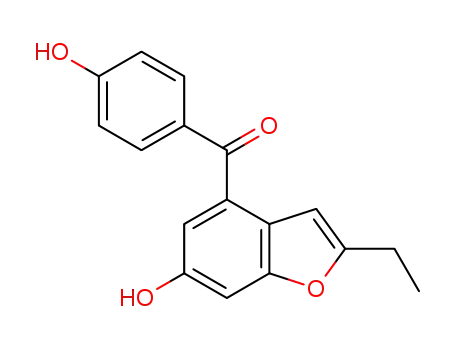 (2-ethyl-6-hydroxybenzofuran-4-yl)(4-hydroxyphenyl)methanone