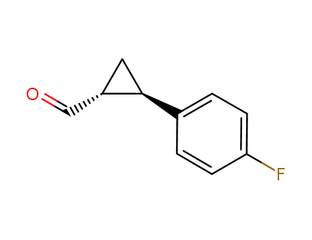 Cyclopropanecarboxaldehyde, 2-(4-fluorophenyl)-, (1R,2R)-rel- (9CI)