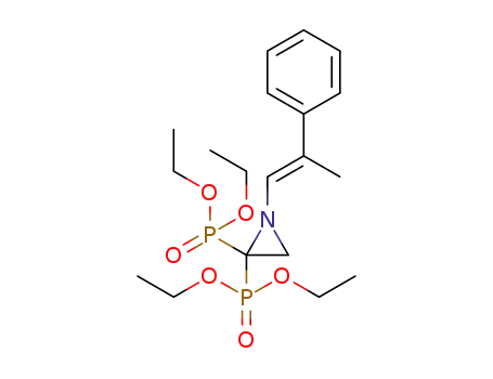 diethyl {2-(diethoxyphosphoryl)-1-[(1E)-2-phenylprop-1-en-1-yl]aziridin-2-yl}phosphonate