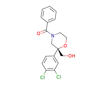 [2-(3,4-dichlorophenyl)-2-hydroxymethylmorpholin-4-yl]phenylmethanone