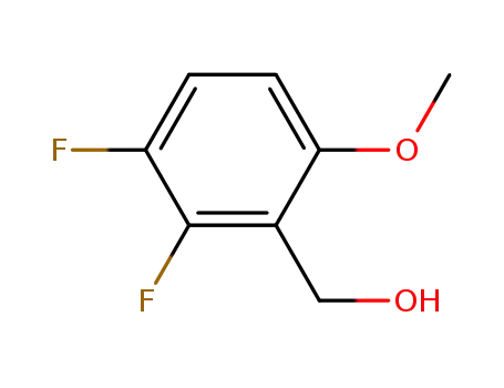Molecular Structure of 773871-99-1 (2,3-difluoro-6-methoxybenzyl alcohol)