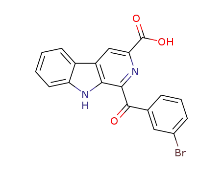 1-(3-bromobenzoyl)-9H-β-carboline-3-carboxylic acid