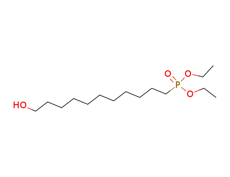 Molecular Structure of 83905-97-9 (Diethyl 11-hydroxyundecylphosphonate, 95%)