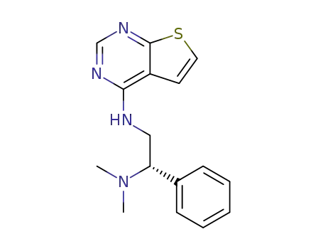 (S)-N<sub>1</sub>,N<sub>1</sub>-dimethyl-1-phenyl-N<sub>2</sub>-thieno[2,3-d]pyrimidin-4-yl-1,2-ethanediamine
