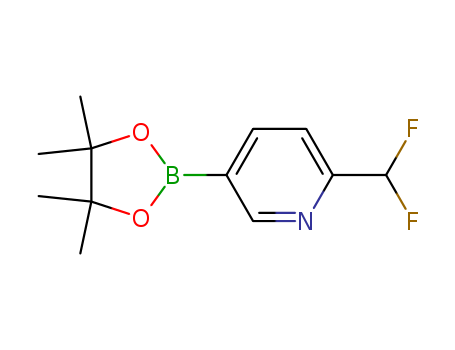 2-(difluoromethyl)-5-(4,4,5,5-tetramethyl-1,3,2-dioxaborolan-2-yl)pyridine