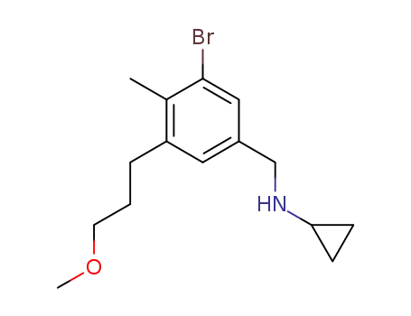 N-[3-bromo-5-(3-methoxypropyl)-4-methylbenzyl]cyclopropanamine