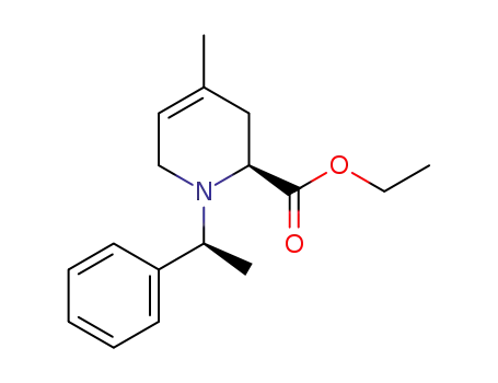 (2S)-1-[(1'S)-1'-phenylethyl]-2-ethoxycarbonyl-4-methyl-4,5-didehydropiperidine