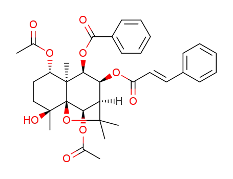C<sub>35</sub>H<sub>40</sub>O<sub>10</sub>