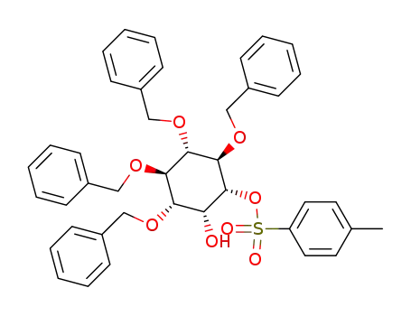(+/-)-1-O-p-toluenesulfonyl-3,4,5,6-tetra-O-benzyl-myo-inositol