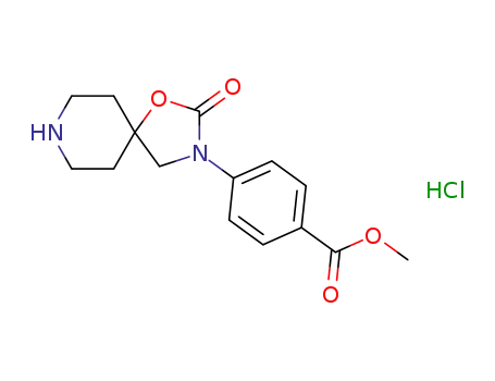 methyl 4-(2-oxo-1-oxa-3,8-diazaspiro[4.5]dec-3-yl)benzoate hydrochloride
