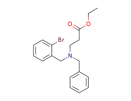 ethyl N-benzyl-N-(2-bromobenzyl)-β-alaninate