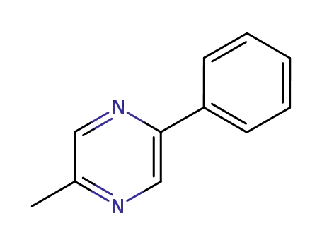 Molecular Structure of 58861-90-8 (2-Methyl-5-phenylpyrazine)