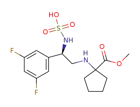 C<sub>15</sub>H<sub>20</sub>F<sub>2</sub>N<sub>2</sub>O<sub>5</sub>S