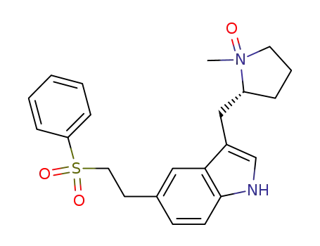 (R)-5-[2-(phenylsulfonyl)ethyl]-3-[(1-methyl-2-pyrrolidinyl-N-oxide)methyl]-1H-indole