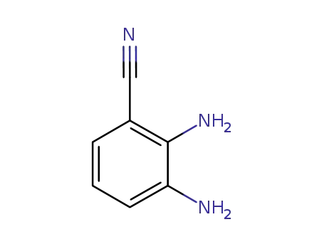 Molecular Structure of 73629-43-3 (Benzonitrile, 2,3-diamino-)