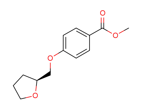4-[(S)-1-(tetrahydrofuran-2-yl)methoxy]benzoic acid methyl ester