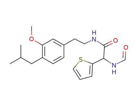 2-formylamino-N-[2-(4-isobutyl-3-methoxy-phenyl)-ethyl]-2-thiophen-2-yl-acetamide