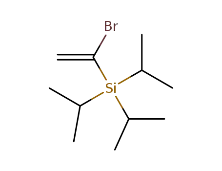 Molecular Structure of 1352211-40-5 ((1-bromovinyl)triisopropylsilane)