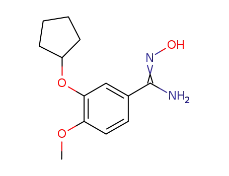 Benzenecarboximidamide, 3-(cyclopentyloxy)-N-hydroxy-4-methoxy-