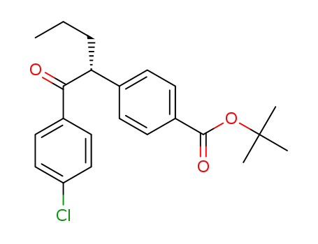 (R)-4-[2-(4-chlorophenyl)-1-propylethan-2-one-1-yl]benzoic acid tert-butyl ester