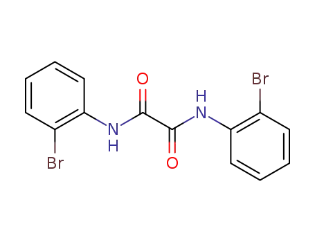 Molecular Structure of 60170-00-5 (Ethanediamide, N,N'-bis(2-bromophenyl)-)