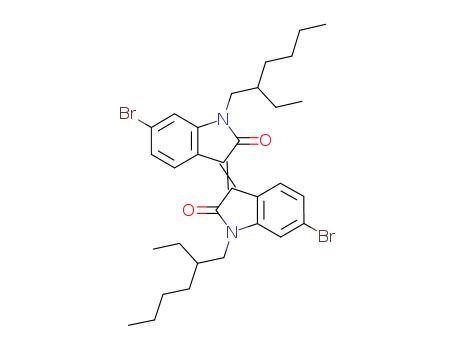6，6'-Dibromo-1，1'-bis(2-ethylhexyl)-[3，3'-biindolinylidene]-2，2'-dione