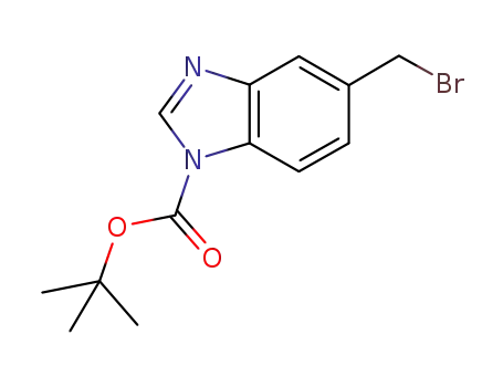 1H-Benzimidazole-1-carboxylic acid, 5-(bromomethyl)-, 1,1-dimethylethyl ester