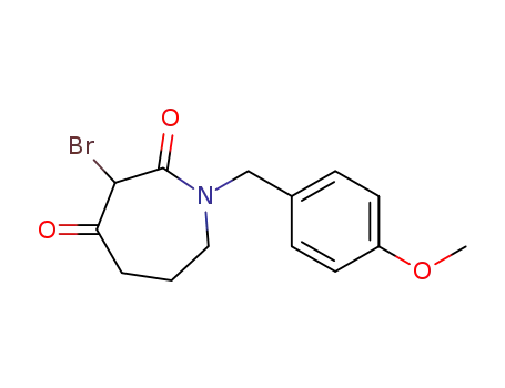 1-(4-methoxybenzyl)-3-bromoazepane-2,4-dione