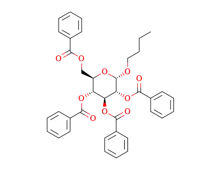 butyl 2,3,4,6-tetra-O-benzoyl-α-D-glucopyranoside