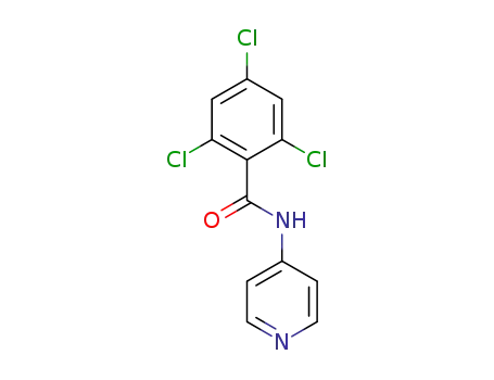 Molecular Structure of 1258291-82-5 (2,4,6-trichloro-N-(pyridin-4-yl)benzamide)