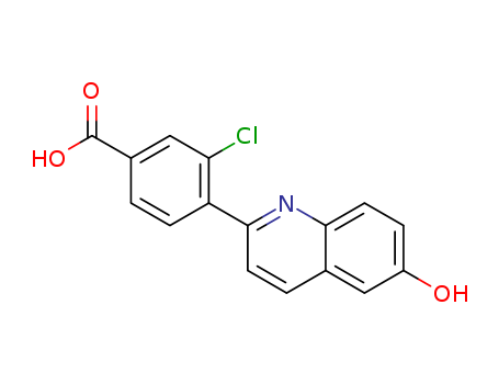 3-chloro-4-(6-hydroxyquinolin-2-yl)benzoic acid