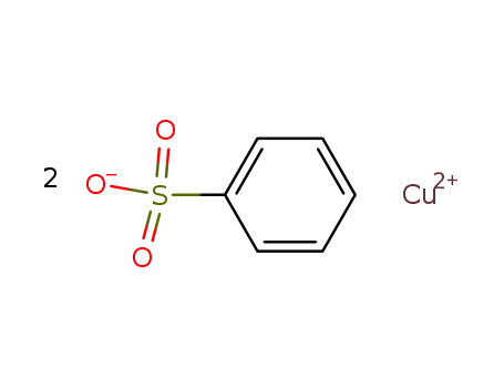 Molecular Structure of 45784-44-9 (Benzenesulfonic acid, copper(2+) salt)