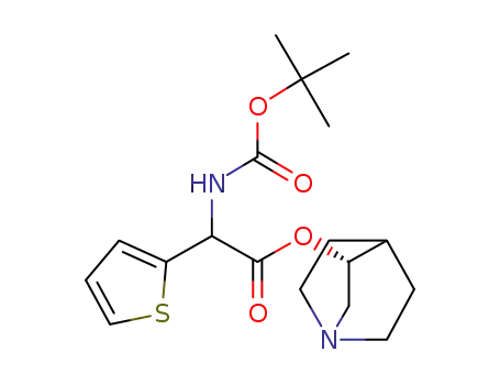 (R)-quinuclidin-3-yl 2-(tert-butoxycarbonylamino)-2-(thiophen-2-yl)acetate