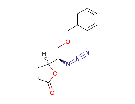 (S)-5-((R)-1-Azido-2-benzyloxy-ethyl)-dihydro-furan-2-one