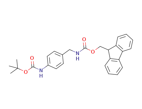 Molecular Structure of 1222185-06-9 ((9H-fluoren-9-yl)methyl 4-aminobenzylcarbamate)