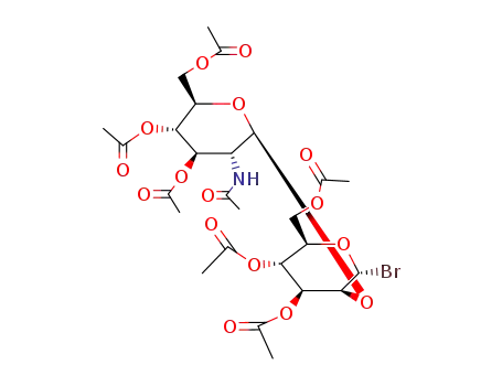 2-O-(2-acetamido-3,4,6-tri-O-acetyl-2-deoxy-β-D-glucopyranosyl)-3,4,6-tri-O-acetyl-α-D-mannopyranosyl bromide