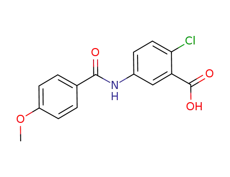 2-chloro-5-(4-methoxy-benzoylamino)-benzoic acid
